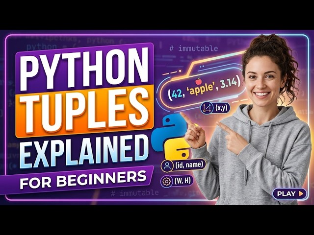 Python Tuples Explained for Beginners | Real Examples & Practical Uses