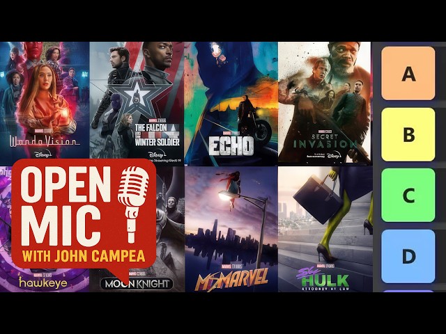 Tier Ranking All The MCU Shows - Open Mic