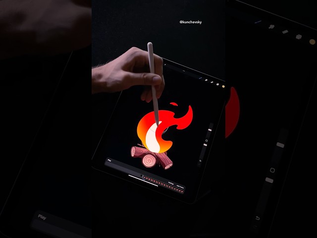 How to animate fire in Procreate 🔥