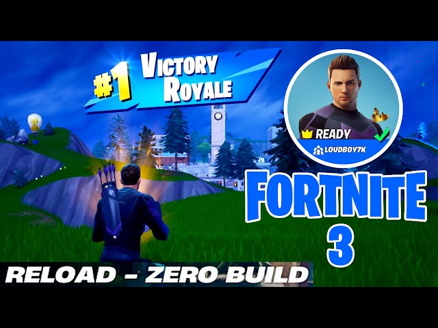 NEW Fortnite RELOAD Update - Zero Build Squads Gameplay, Eliminations, & Victory 3