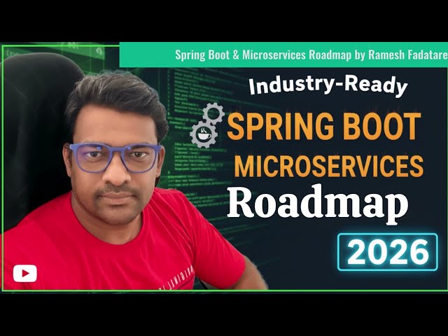 Spring Boot and Microservices Developer Roadmap 2026 | Complete Java Backend Roadmap for 2026