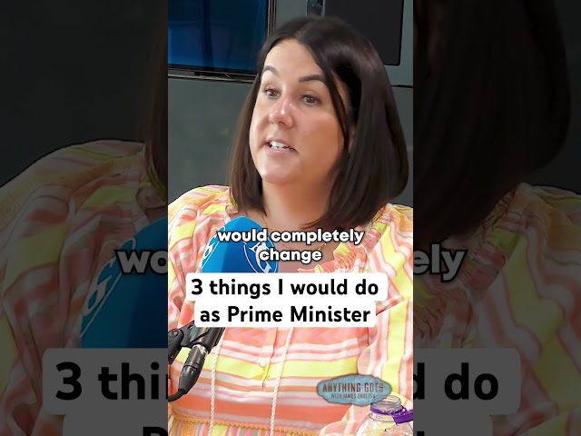 3 things I would do as Prime Minister