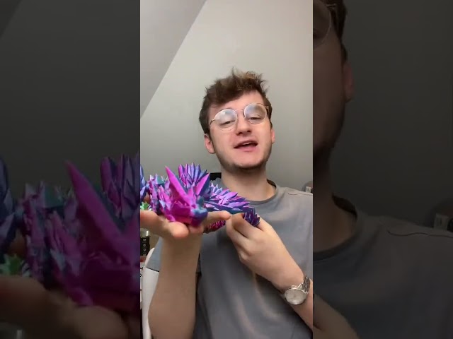 3D PRINTED RAINBOW DRAGON!