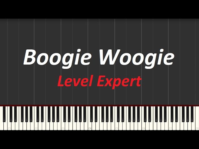 Boogie Woogie 2 FAST Piano tutorial (Synthesia)
