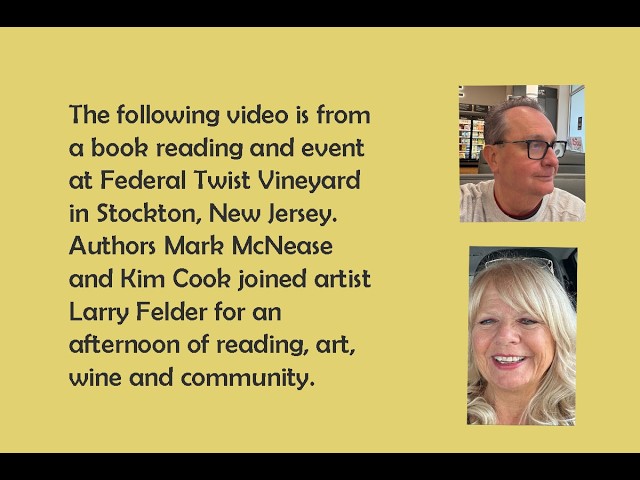 Book Reading and Event with Authors Mark McNease, Kim Cook, and Artist Larry Felder