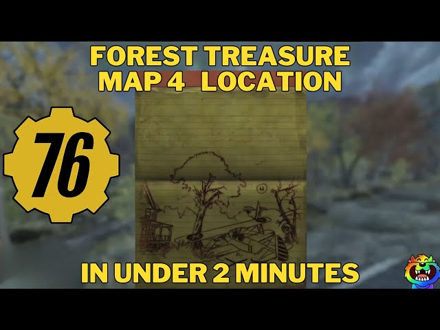 How to Find the Forest Treasure map 4 in #fallout76 #fallout76guide