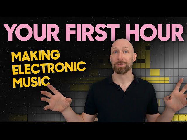 Your first hour making electronic music (Ableton Live orientation & Drum programming)