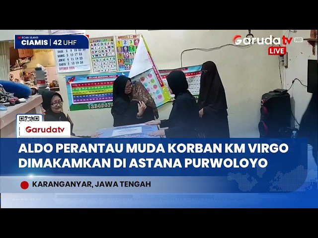 Family Breaks Down as They Receive Body of KM Virgo Victim, Aldo, in Karanganyar
