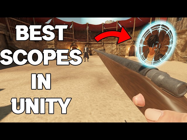 BEST and FASTEST Way How To Make A Zooming Scope In Unity | No Code | No Shadergraph
