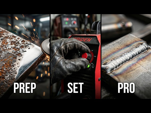 1 Small Amperage Tweak for Professional Welding Results! Beginner Welding Guide