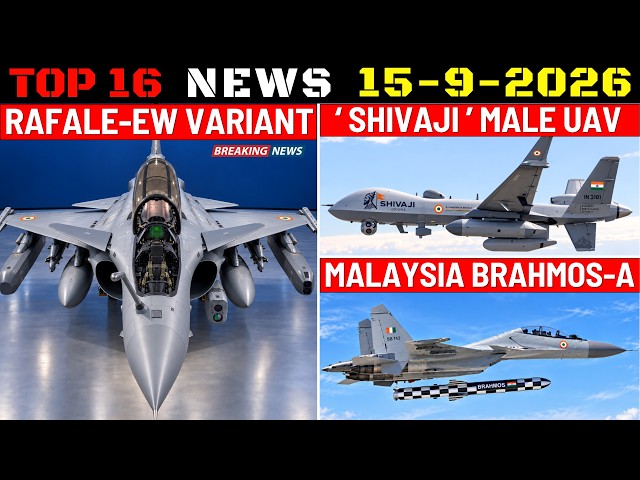 Indian Defence Updates : Rafale EW Variant,Malaysia BrahMos Order,Shivaji UAV,PAK Inducts Baykar K2