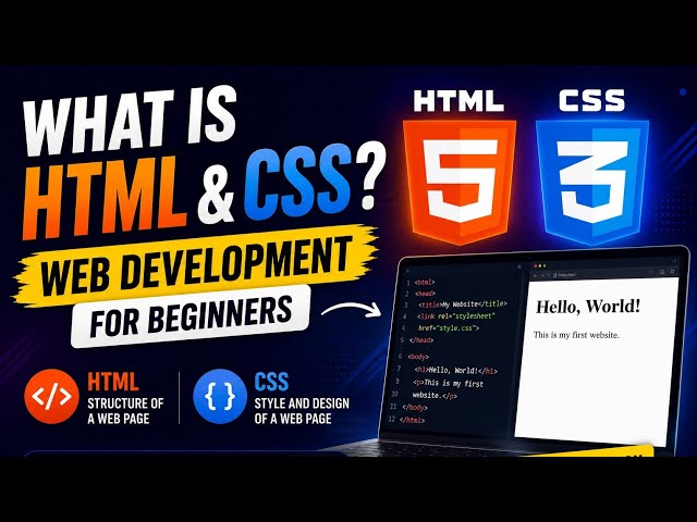 What is HTML & CSS? | Web Development for Beginners