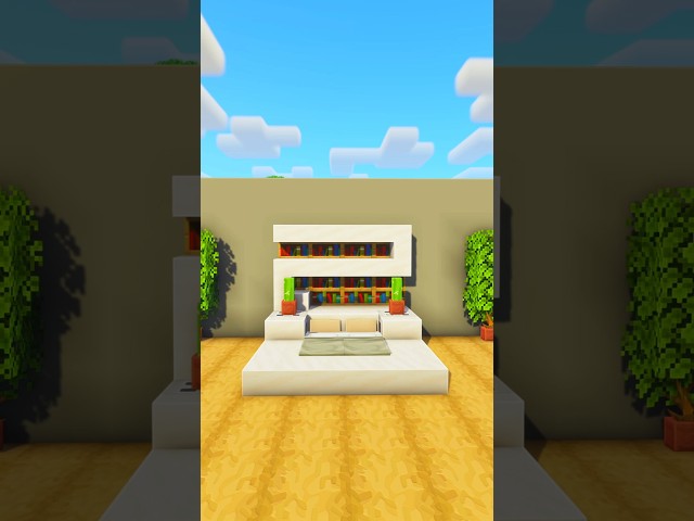 Minecraft Simple Bed Design