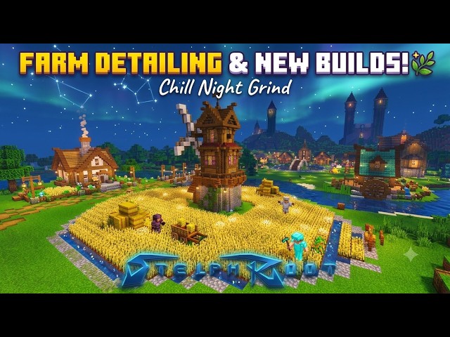 Making our survival world look UNREAL... 🍃✨ (Cozy Build & Detailing)