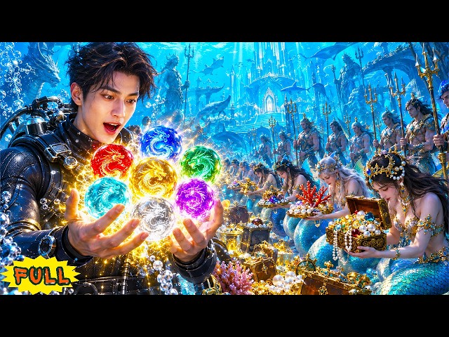 Incredible! I found 7 divine pearls, fused them, and became king of the abyss and a billionaire! 🐉💰