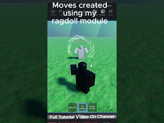 Ragdoll Module  #roblox #robloxgamedesign #robloxstudiotutorial #gamedev #scripting #robloxscript