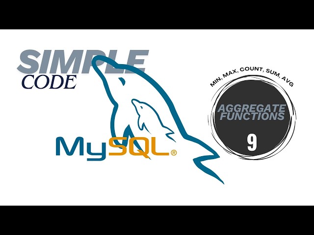 SQL Aggregate Functions Explained | COUNT, SUM, AVG, MIN, MAX with Examples