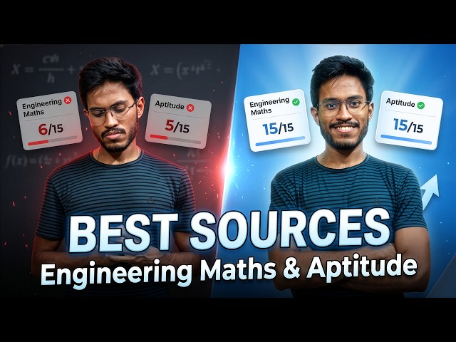 How I(AIR 6) secured 29/30 in Aptitude and Engineering Maths 🤫🤫
