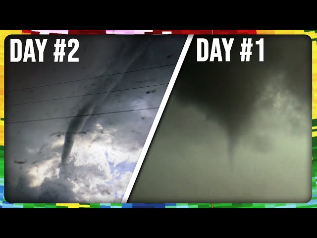 TIV-2 Intercepts TWO Weak Tornadoes Back to Back!