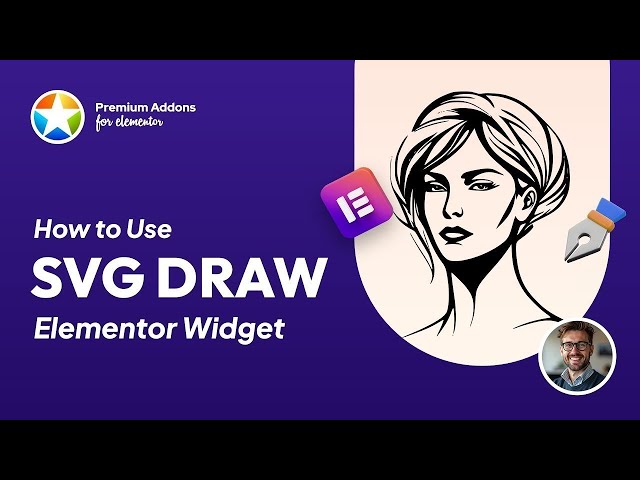 Elementor SVG Draw Animation Widget Tutorial From Premium Addons
