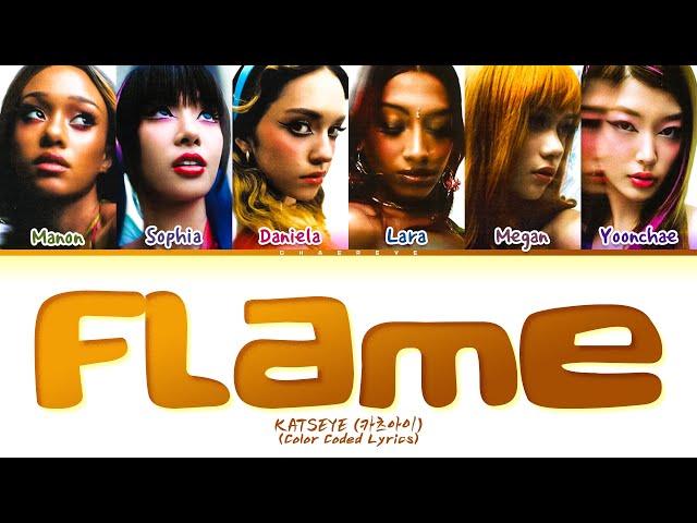 KATSEYE Flame (Jentry Chau vs The Underworld OST) Lyrics (Color Coded Lyrics)