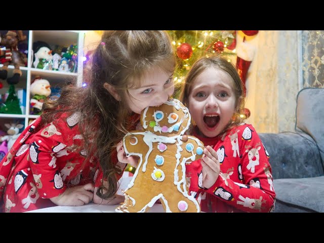 We decorated a GIANT Gingerbread Man
