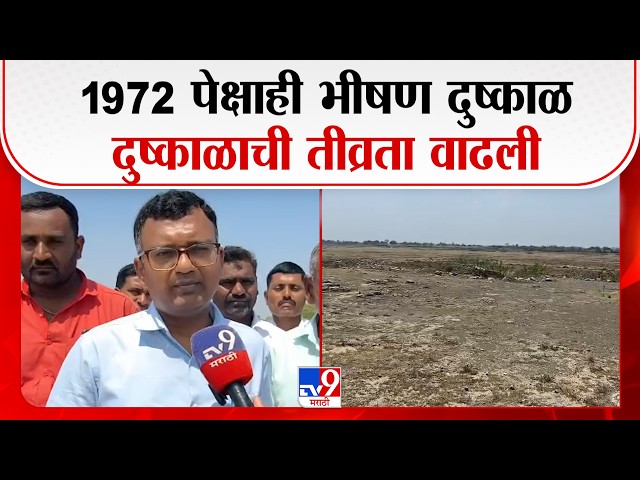 Solapur Water Crisis | 1972 पेक्षाही भीषण दुष्काळदुष्काळाची तीव्रता वाढली