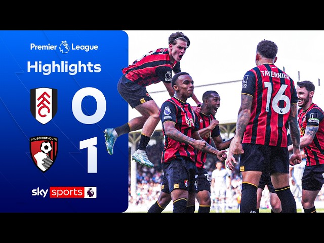 Rayan STUNNER as both sides see red! 🟥 | Fulham 0-1 Bournemouth | Premier League Highlights