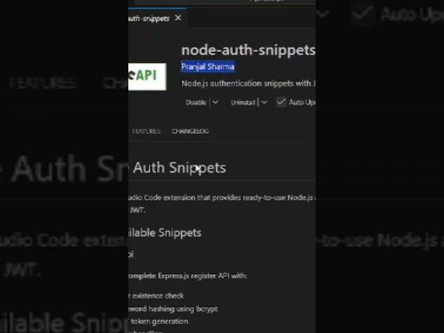 Vs Code Extension Nodejs #vscode #extension