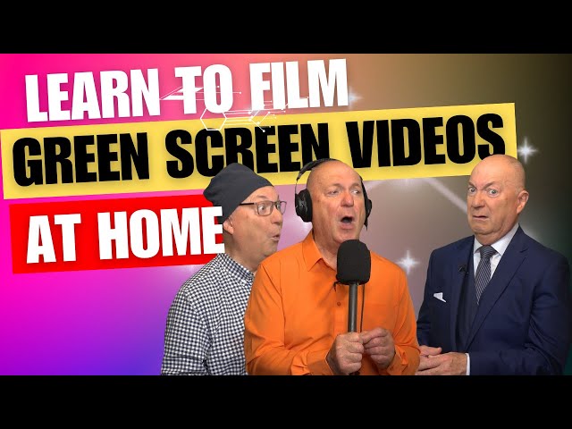 Build a green screen studio at home!