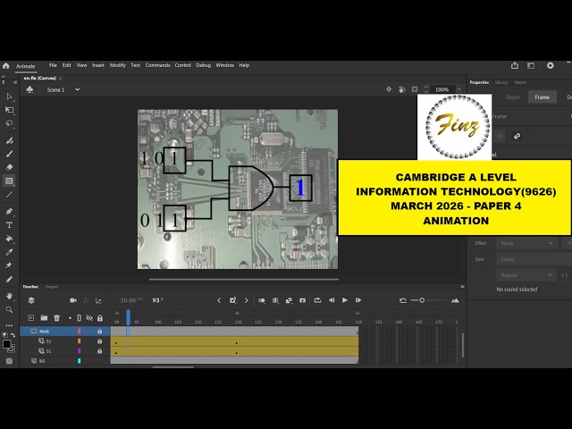 A Level IT 9626  March 2026 Paper 4 - Animation