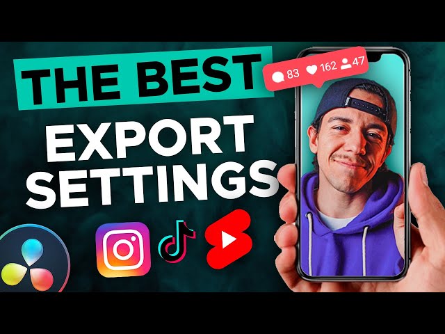 Best Video Settings for TikTok and Instagram - Davinci Resolve