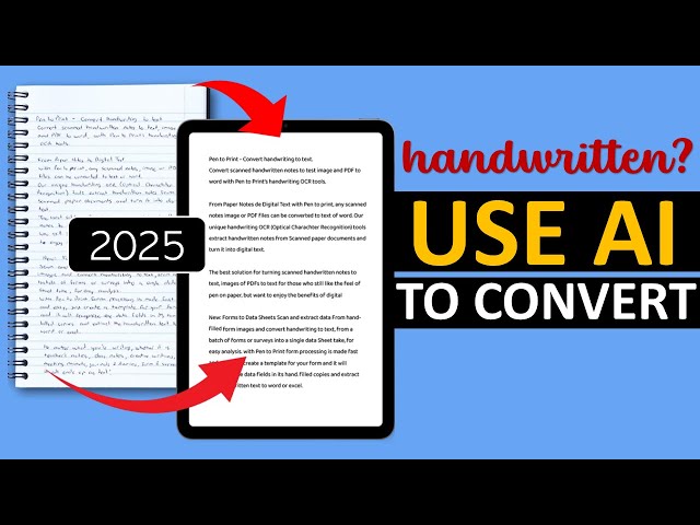 How to Convert Handwriting to Word Document in Minutes?