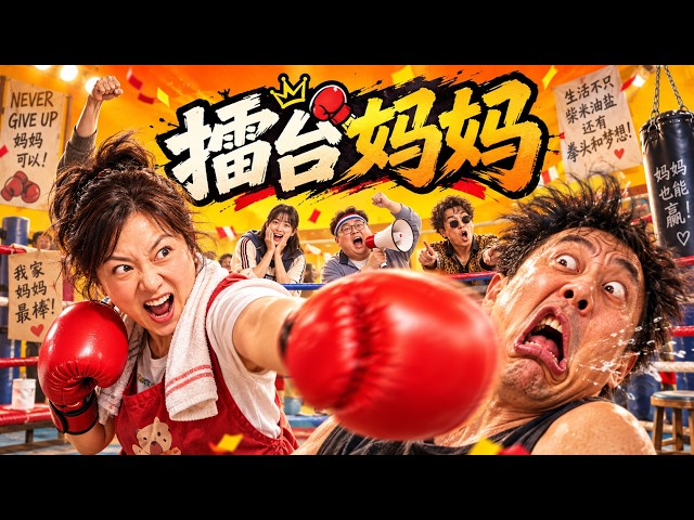 【擂台妈妈】2026必看喜剧💥人都嘲笑瘦弱妈妈不自量力，她却咬牙挥拳在汗水与伤痛之中实现华丽逆袭！ #movie #Chinese Drama#电影