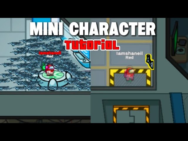 Tutorial on how to become mini and invisible in among us 