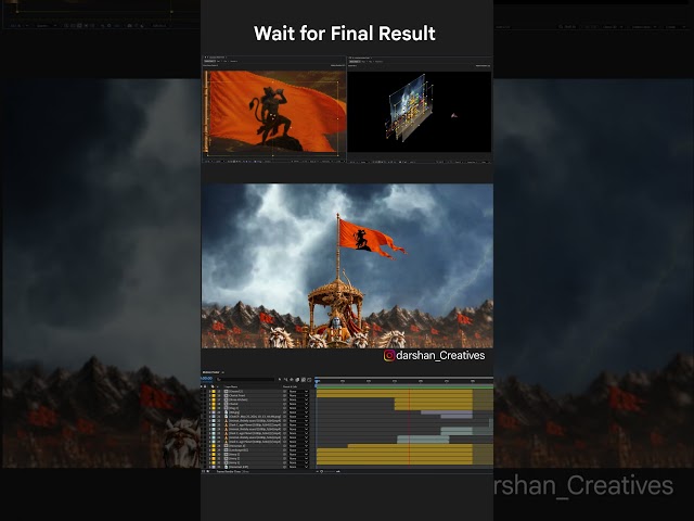 cinematic kurukshetra motion poster. #varanasi #motiongraphics #motionposters