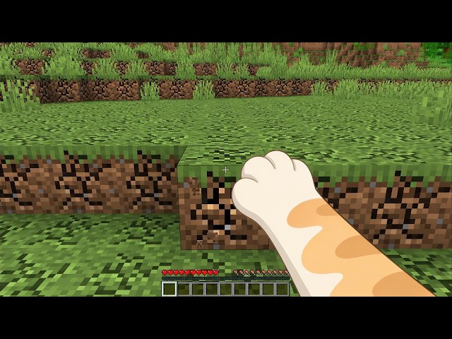 Minecraft with Cats But Breaking a Block BREAKS THEM ALL (Part 1)
