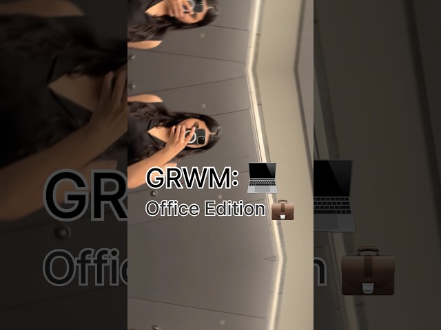 GRWM for a day at the office would you wear this to work? #GRWM #OfficeGRWM #OfficeLook #WorkOutfit