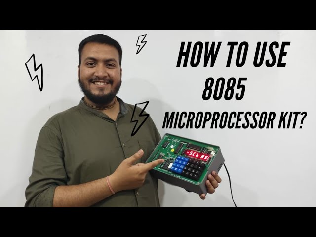 How to use 8085 microprocessor kit?