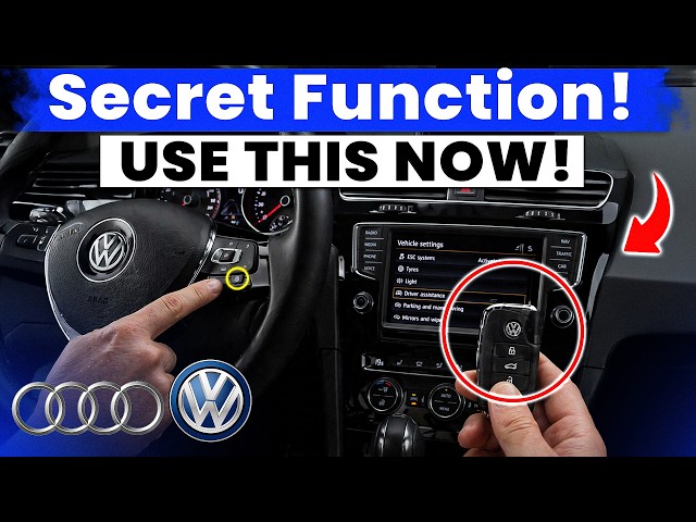 This SECRET VW and Audi Functions Are NOT KNOWN by 99% of DRIVERS (Use It Now!)