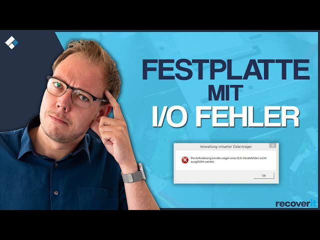 Wie kann man Festplatte mit den E/A-Fehler reparieren?