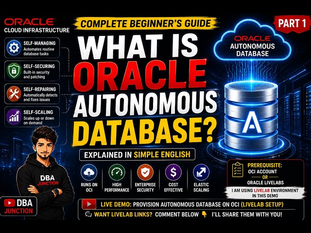 What is Oracle Autonomous Database? | Complete Beginner's Guide | Oracle OCI Explained #oracle #ai