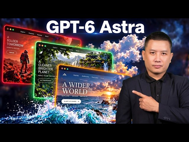 Create a Cinematic Website with GPT-6 Astra | Smooth 60FPS Scrolling (No Coding Skills Required)