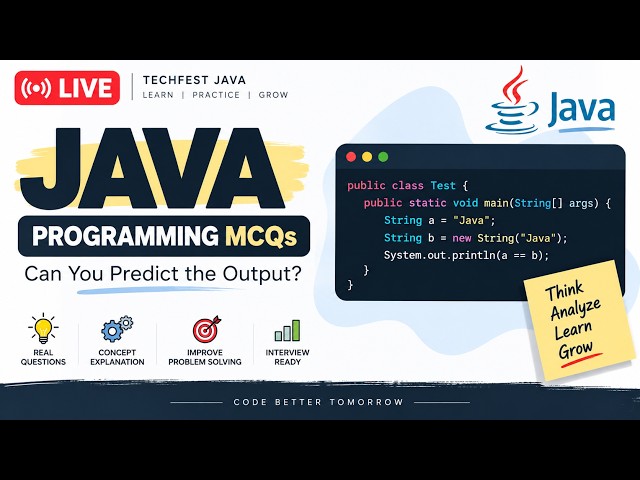 JAVA Programming MCQ | Java Interview Questions and Answers