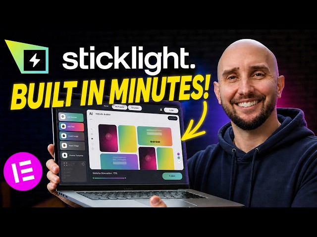 Build Sites + Apps Like a Pro in MINUTES (Sticklight by Elementor)
