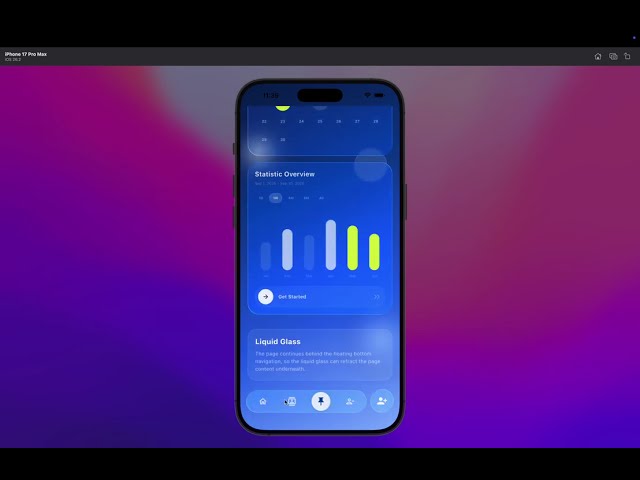 Flutter Liquid Glass Bottom Navigation | Custom Pub.dev Package + Source Code