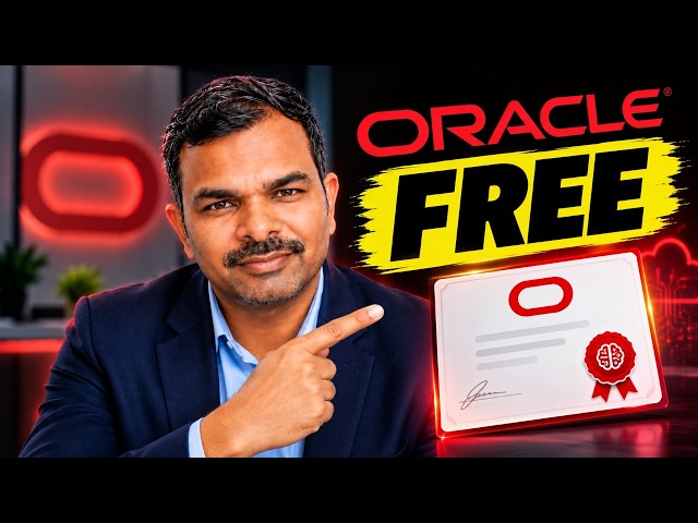 Unlock Oracle Agentic AI Certification for FREE - Don't Miss Out!