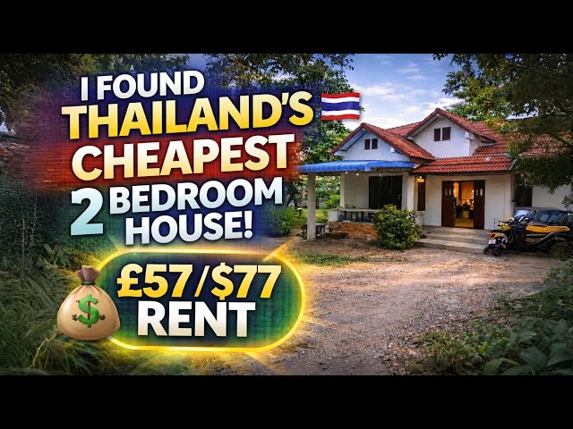 Thailand’s Cheapest 2 Bedroom House 🇹🇭 £57/$77 Rent (1st View) 
