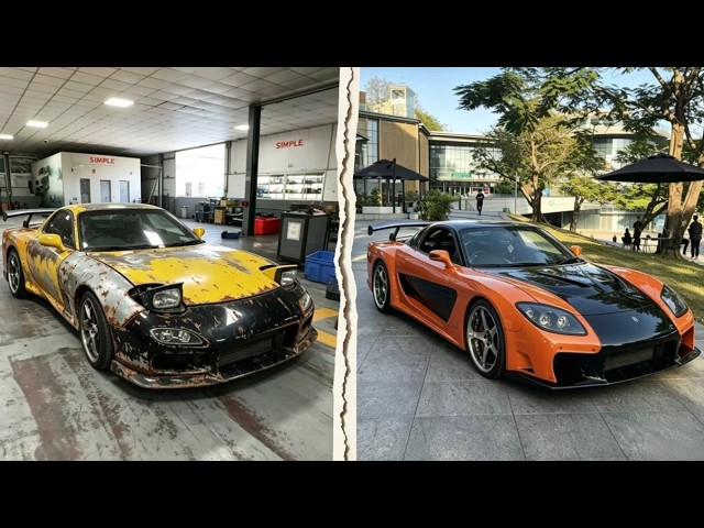 We Turned a Wrecked RX-7 Into the Iconic VeilSide From Tokyo Drift