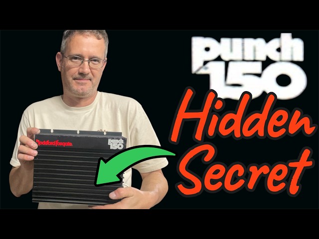 Rockford Fosgate Punch 150 Hidden Secret